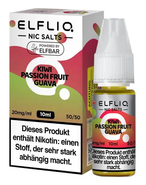 ELFLIQ Kiwi Passion Fruit Guava 20mg 1 Packung 1 Stück