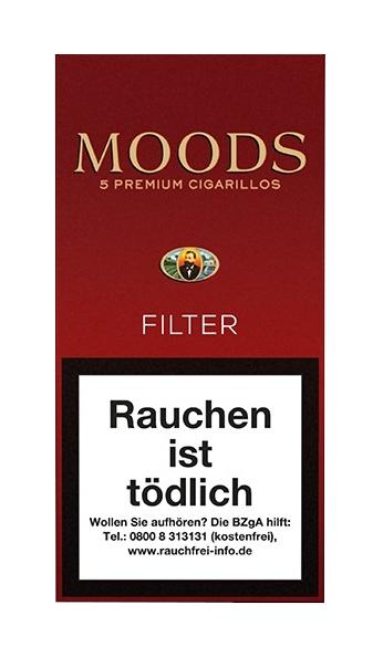 Dannemann Moods Filter Zigarillos 1 Stange 10x5 Stück