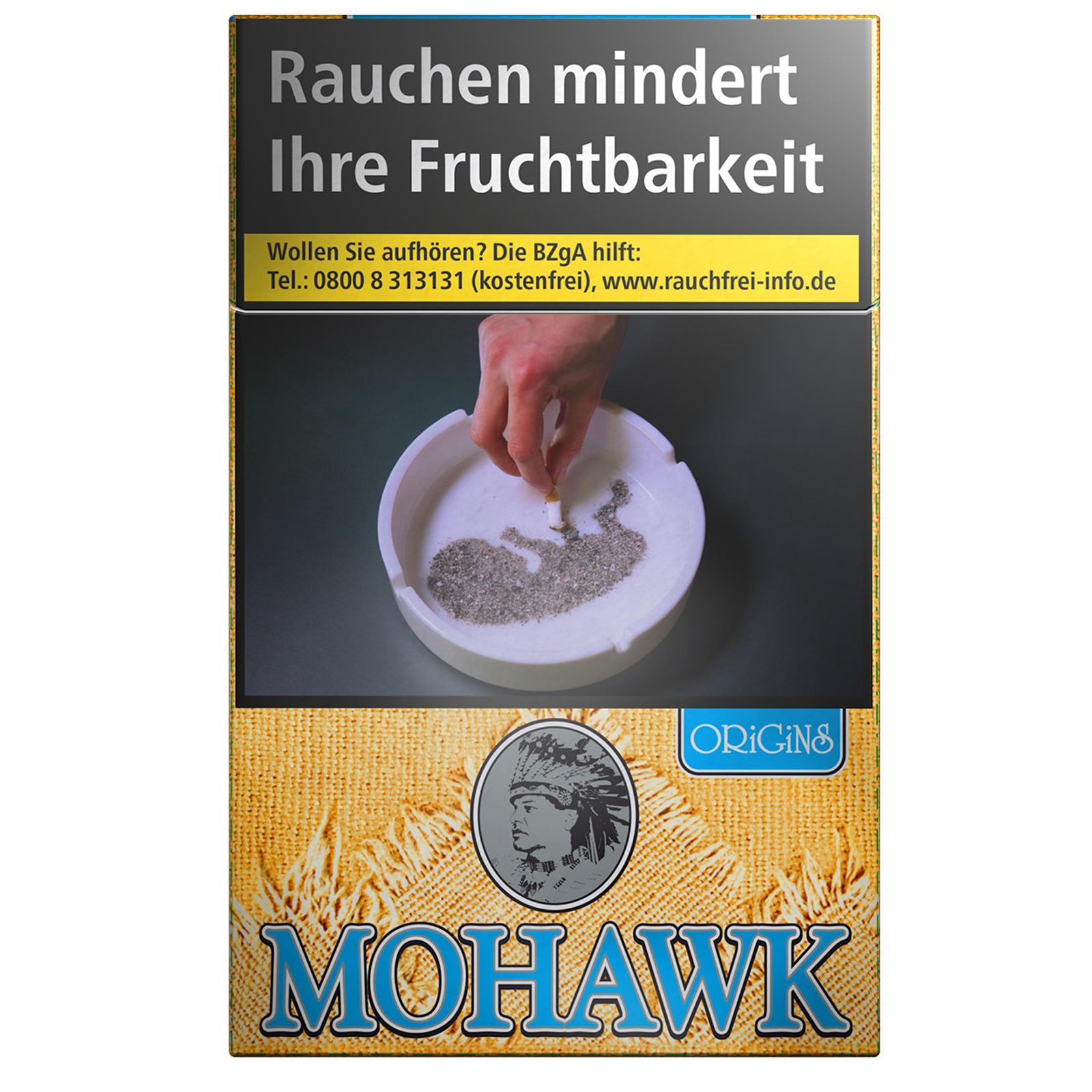 Mohawk Zigaretten Origins Blue 1 Packung