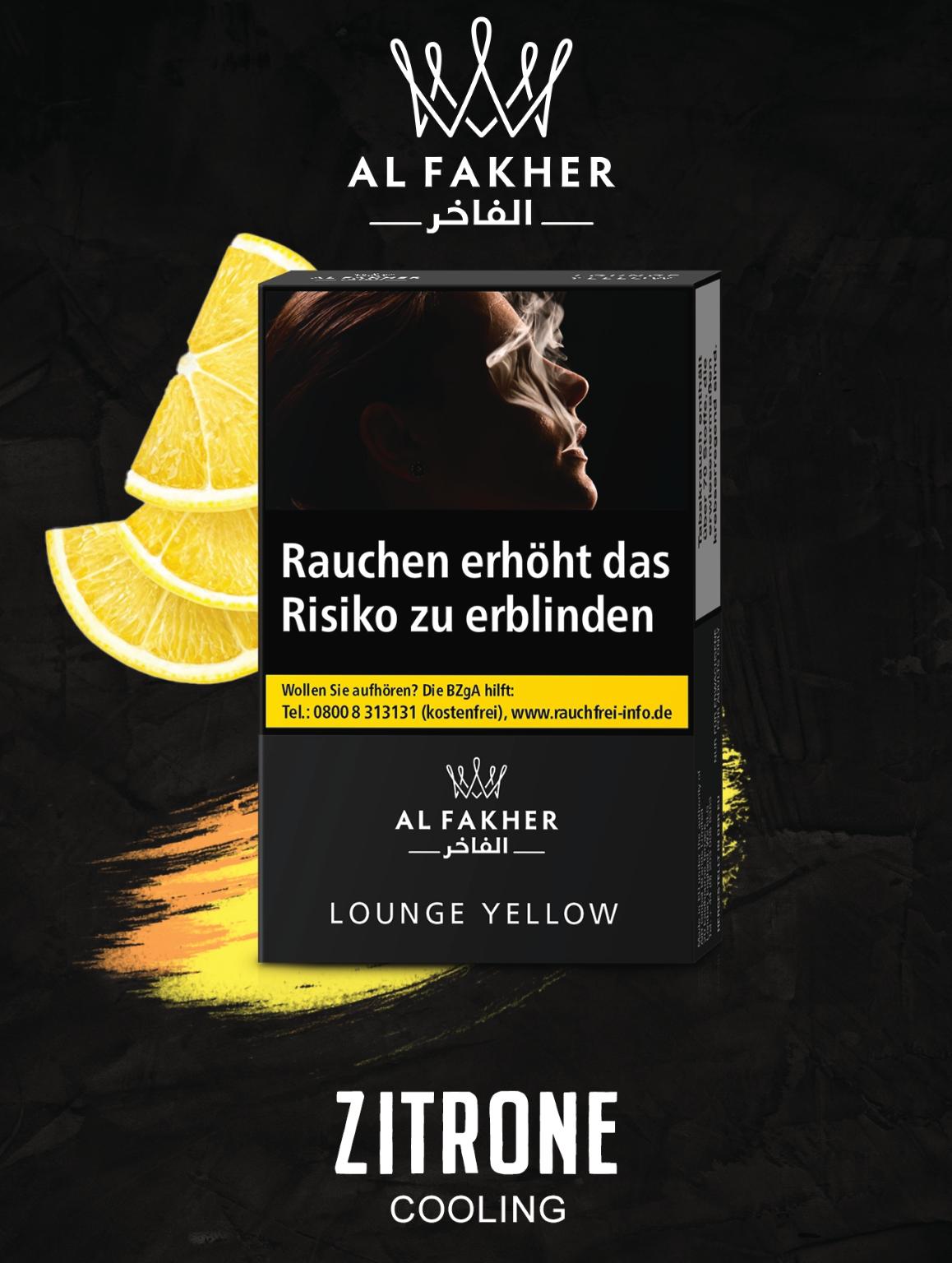 Al Fakher Yellow Lounge Edition 1 Packung