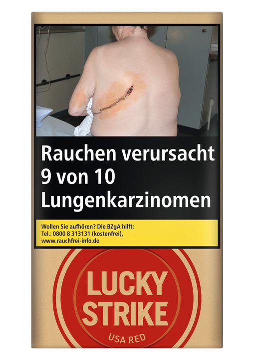 Lucky Strike USA Red Zigarettentabak 1 Gebinde 6x30 Gramm