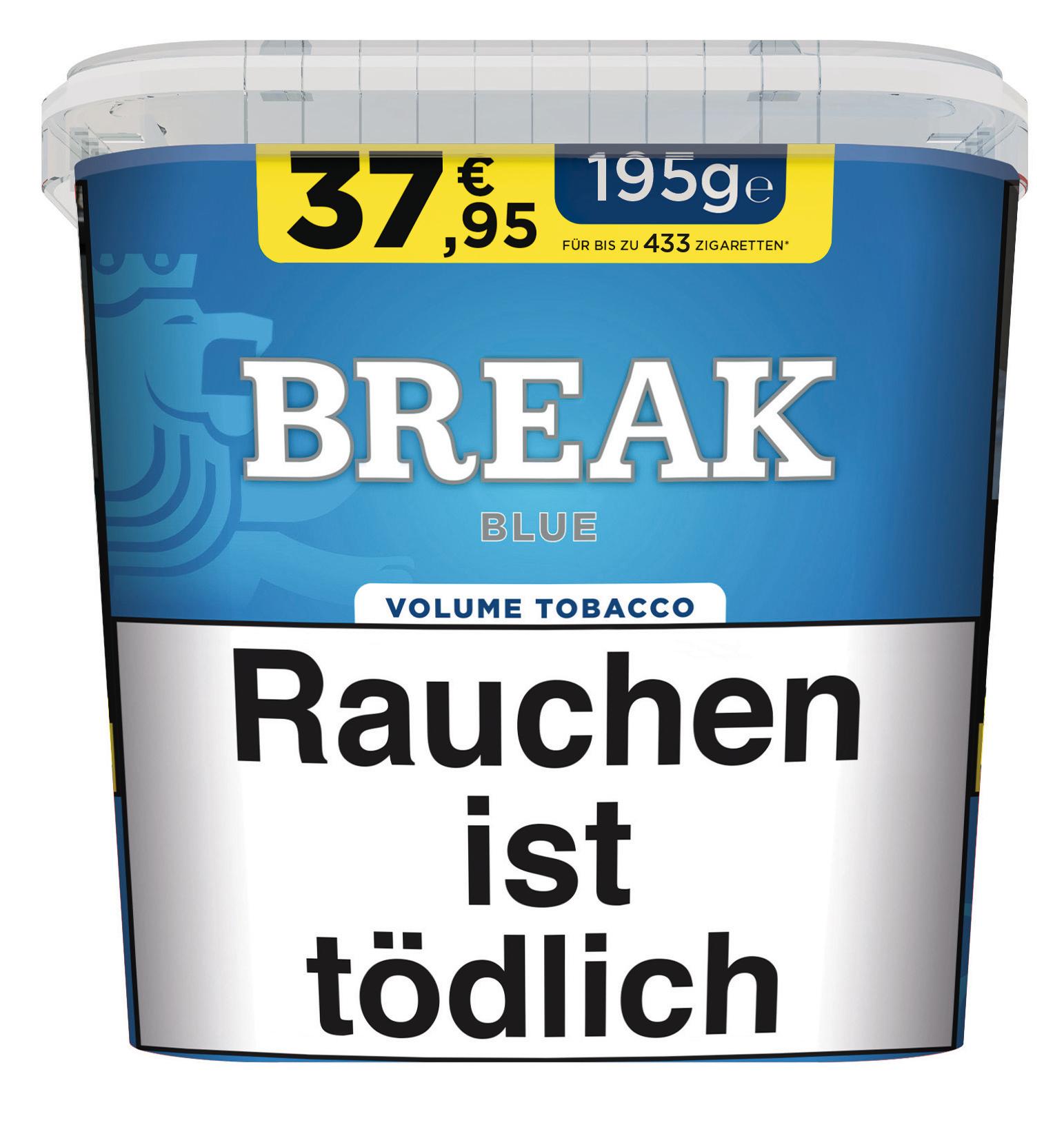 Break Volumentabak Blue 1 Eimer