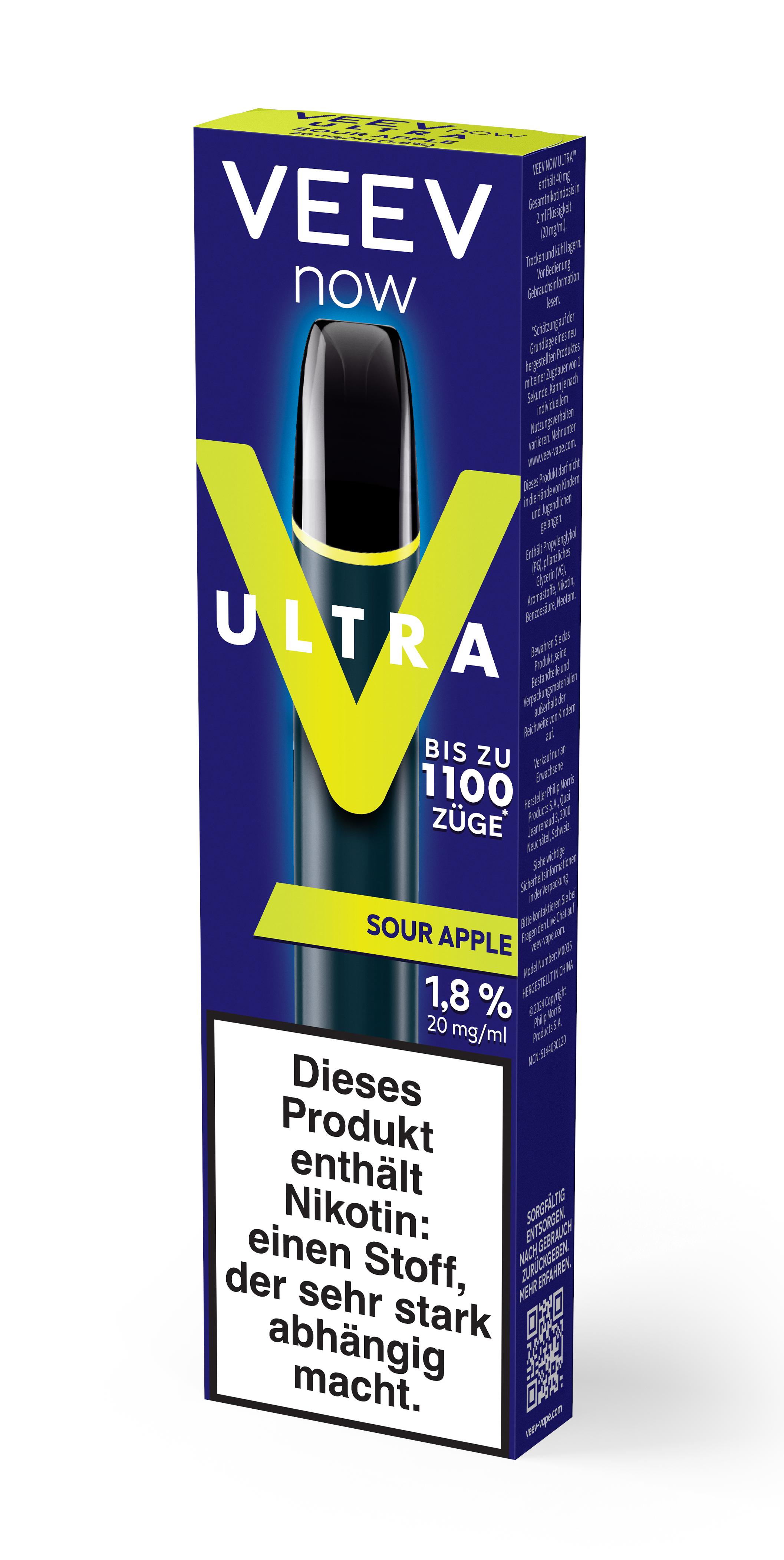 VEEV NOW ULTRA Sour Apple 1 Packung 1 Stück