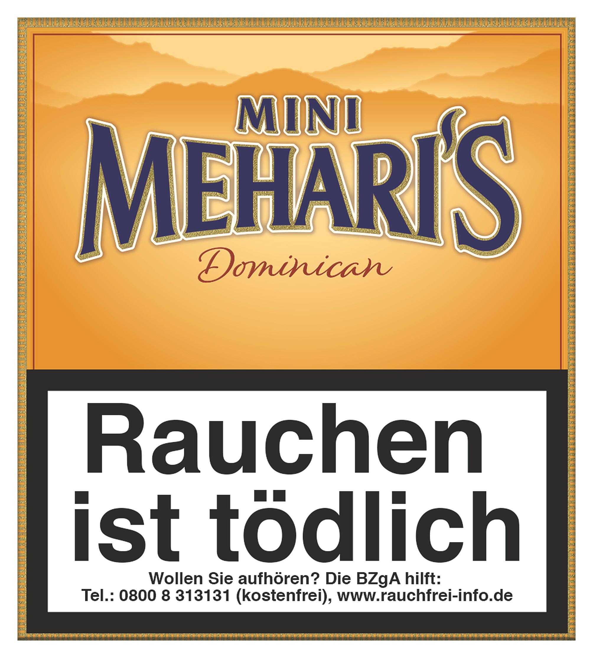 Meharis Zigarren Mini Dominican 1 Packung