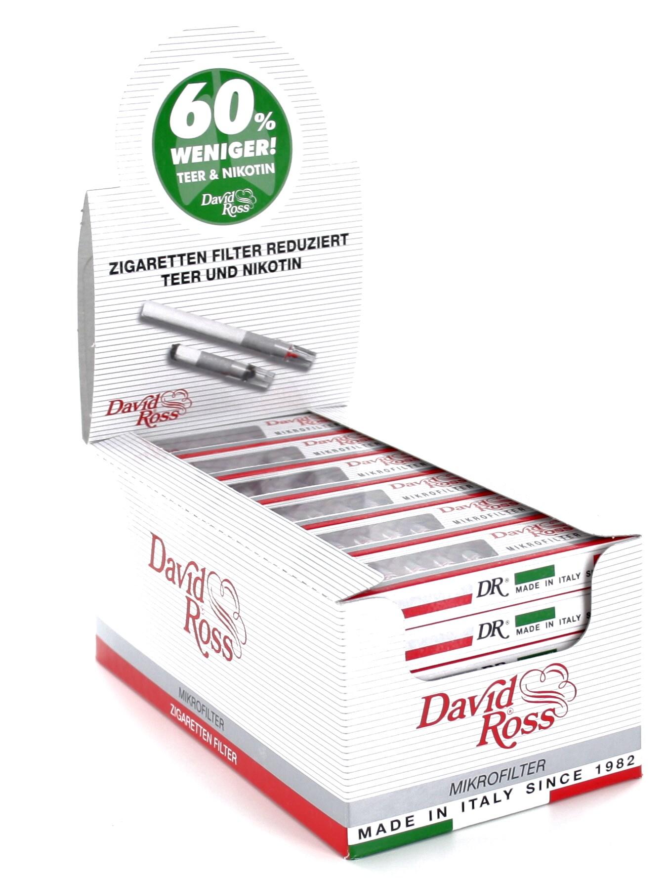 David Ross Zigaretten Mikrofilter 1 Packung 10 Stück