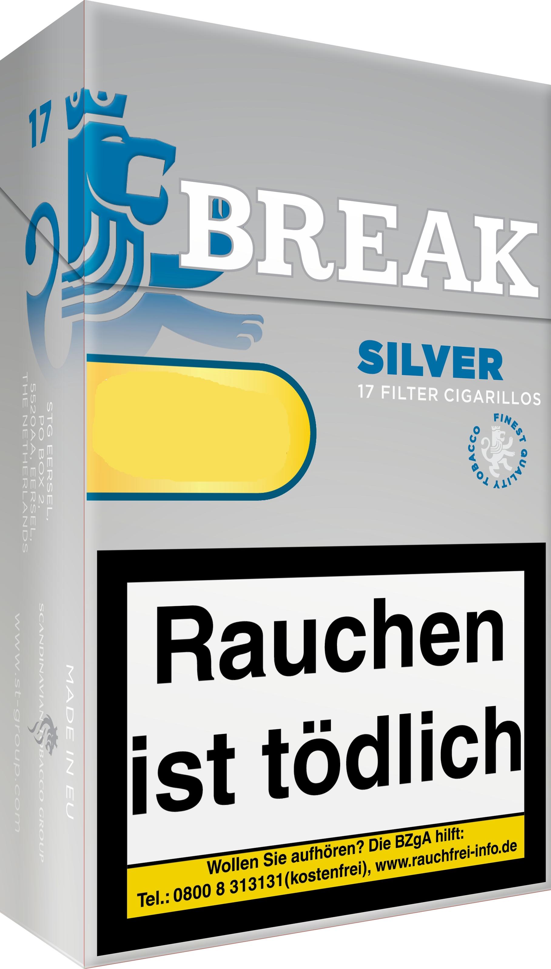 Break Zigarillos Silver 1 Packung