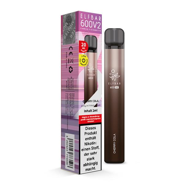 Elfbar 600 V2 Cherry Cola 1 Packung