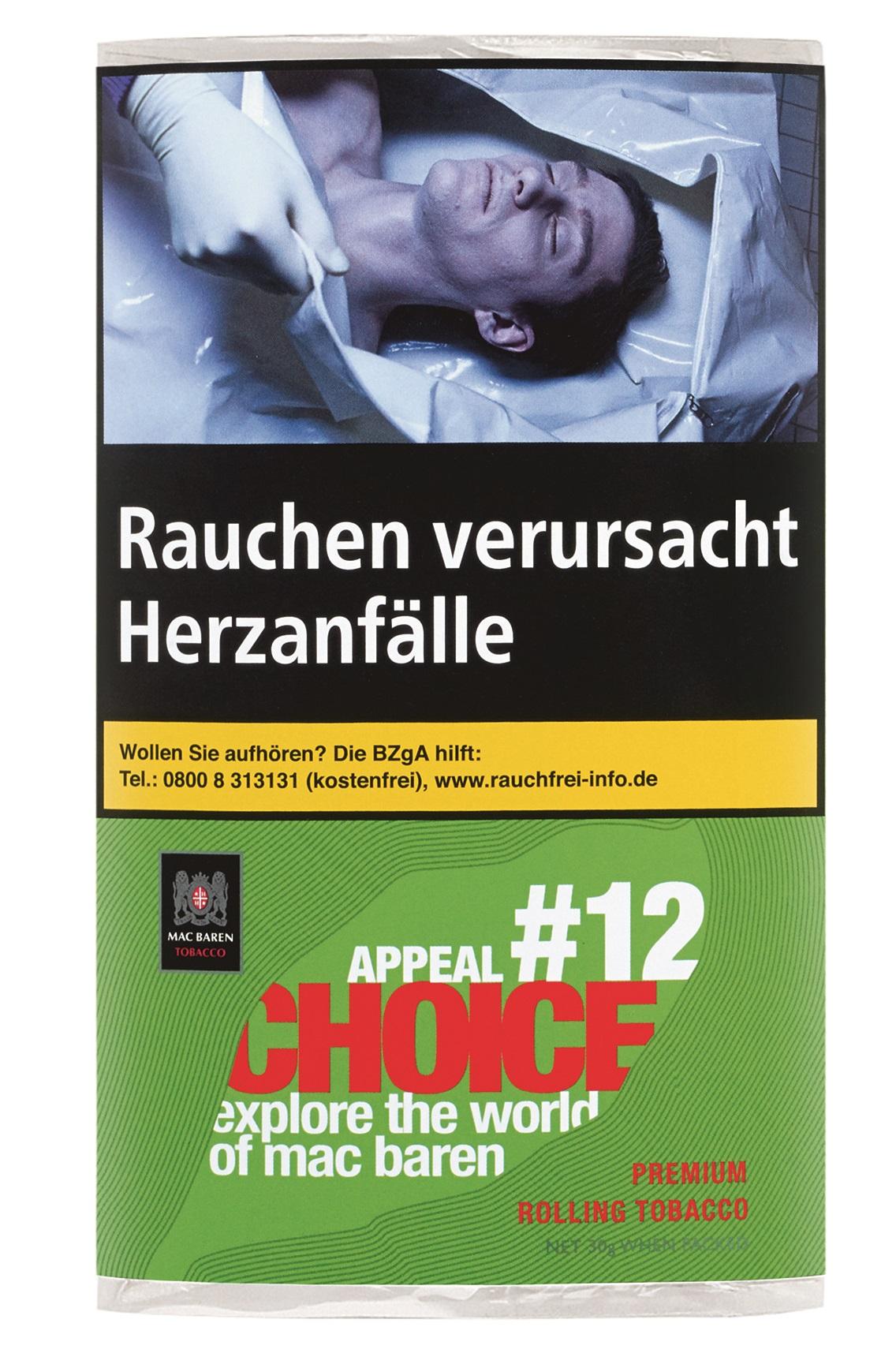 Mac Baren Zigarettentabak Appeal Choice 1 Packung