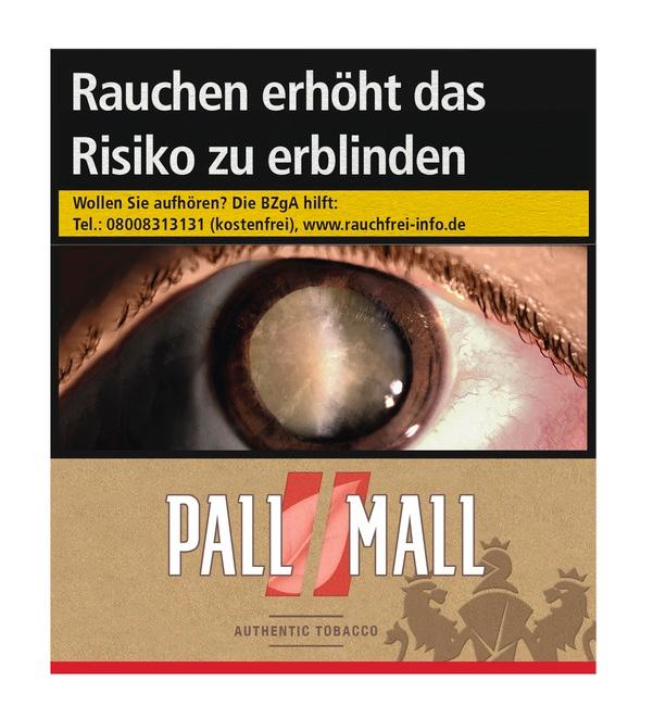 Pall Mall Authentic Red Xtra 1 Packung 36 Stück