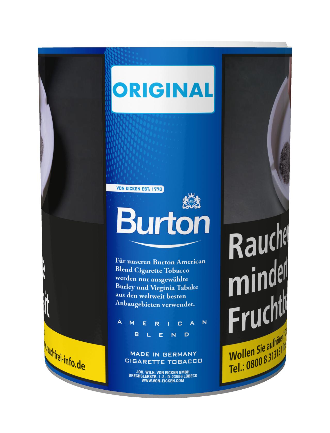 Burton Zigarettentabak Blau 1 Dose 120 Gramm