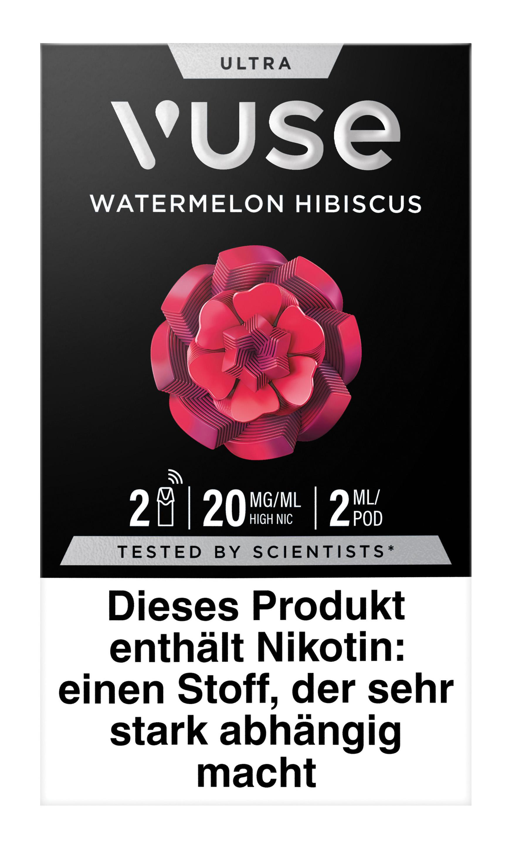Vuse Ultra Watermelon Hibiscus Pods 20mg 1 Packung 2 Stück
