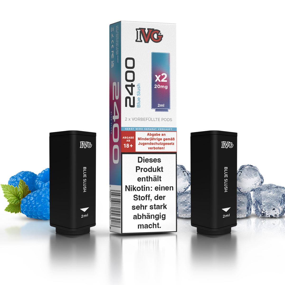 IVG 2400 Pod Blue Slush 20mg/ml 2x2ml 1 Packung