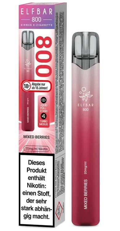 ELF Bar 800 Mixed Berries 20mg 1 Packung 1 Stück