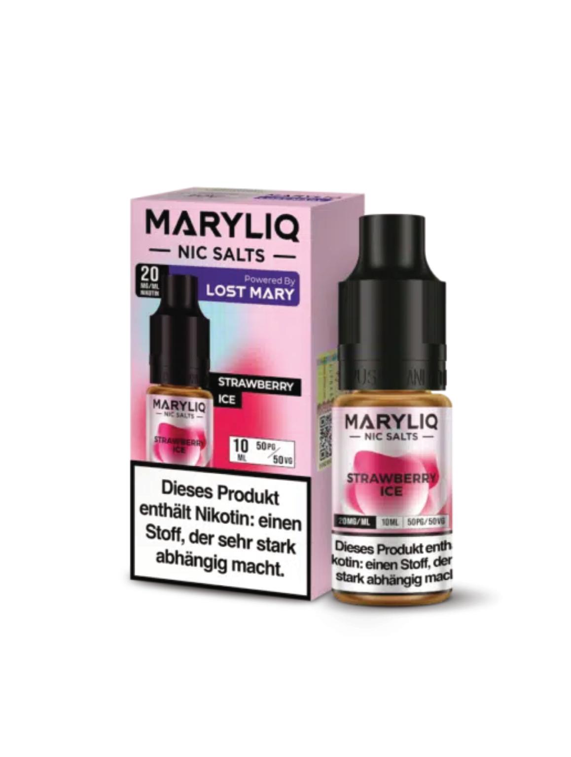 Maryliq Strawberry Ice 20mg 1 Packung 1 Stück