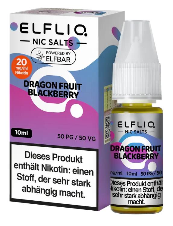 ELFLIQ Dragon Fruit Black 20mg 1 Packung 1 Stück