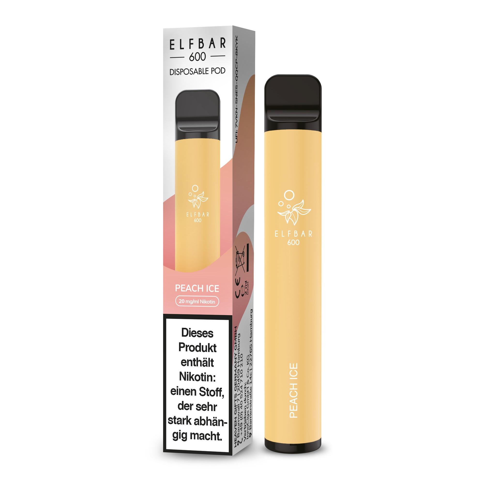 Elfbar 600 Peach Ice 1 Packung