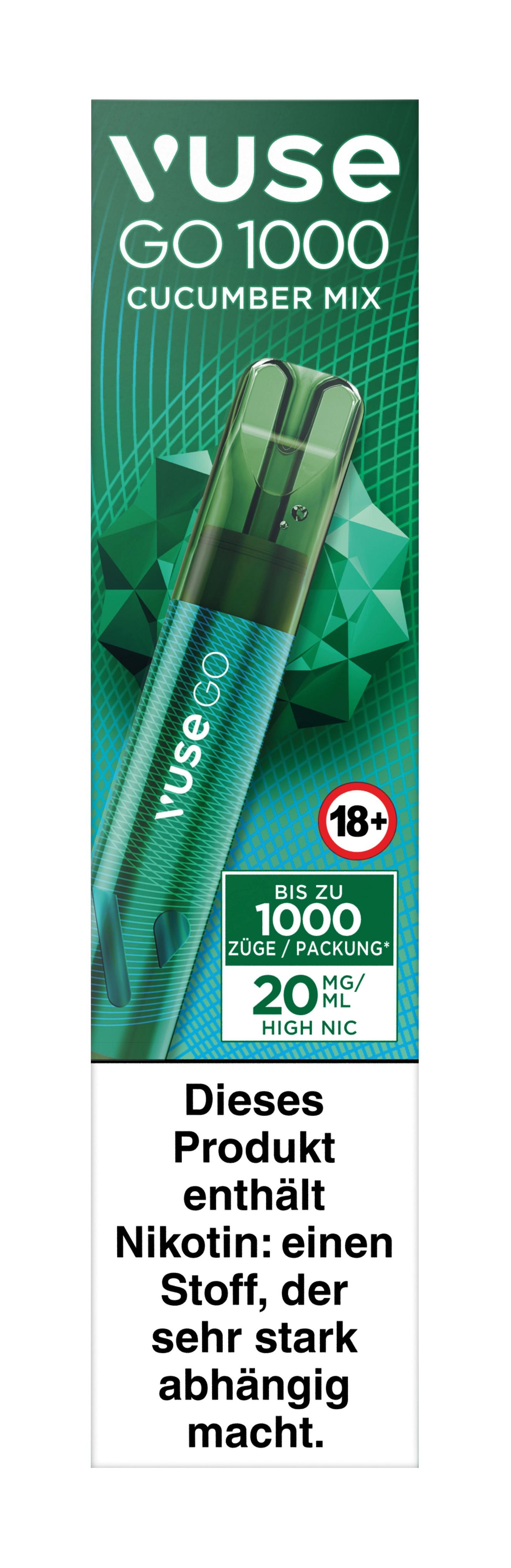 Vuse GO 1000 Cucumber Mix 20mg 1 Stück 1 Stück