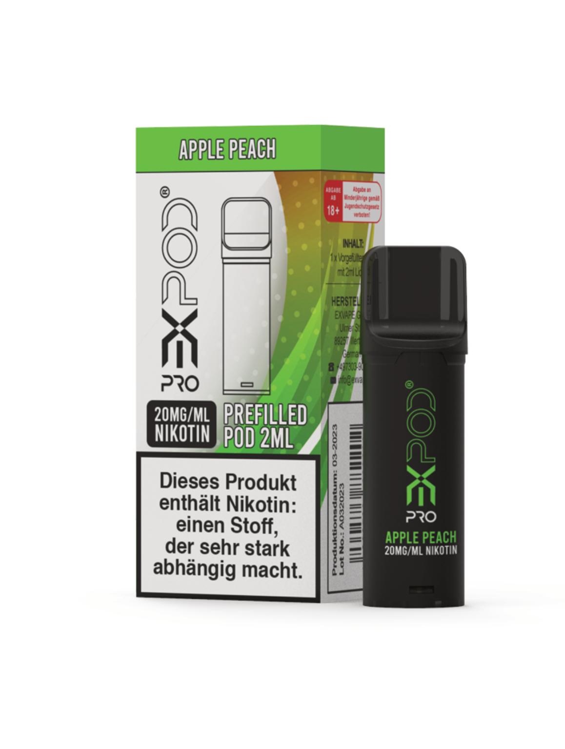 Expod Pro Pod Apple Peach 20mg/ml 1 Packung 1 Stück