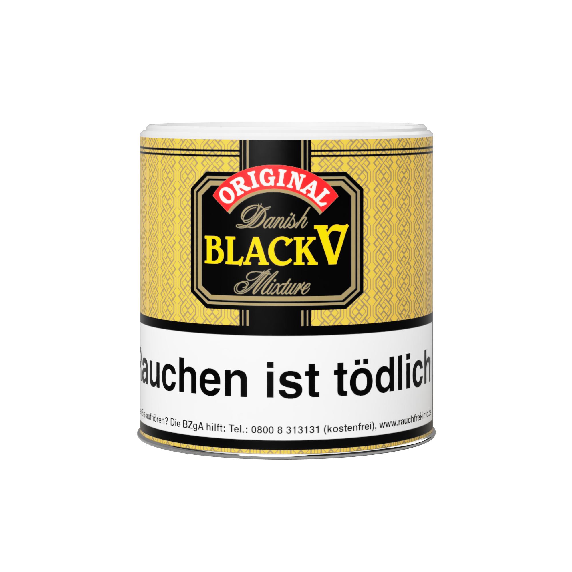 Danish Pfeifentabak Black V (Vanilla) 1 Dose 125 Gramm