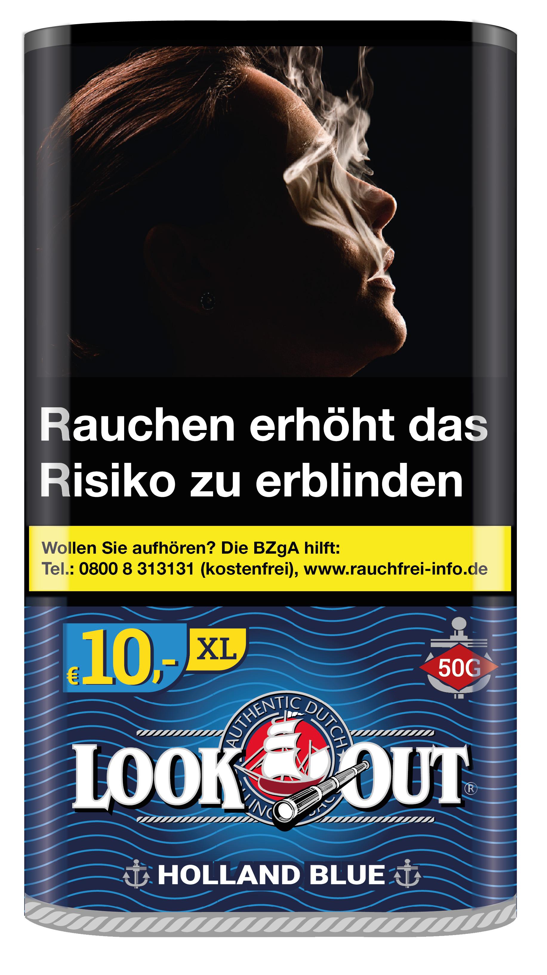 Look Out Zigarettentabak Holland Blue 1 Pouch 50 Gramm