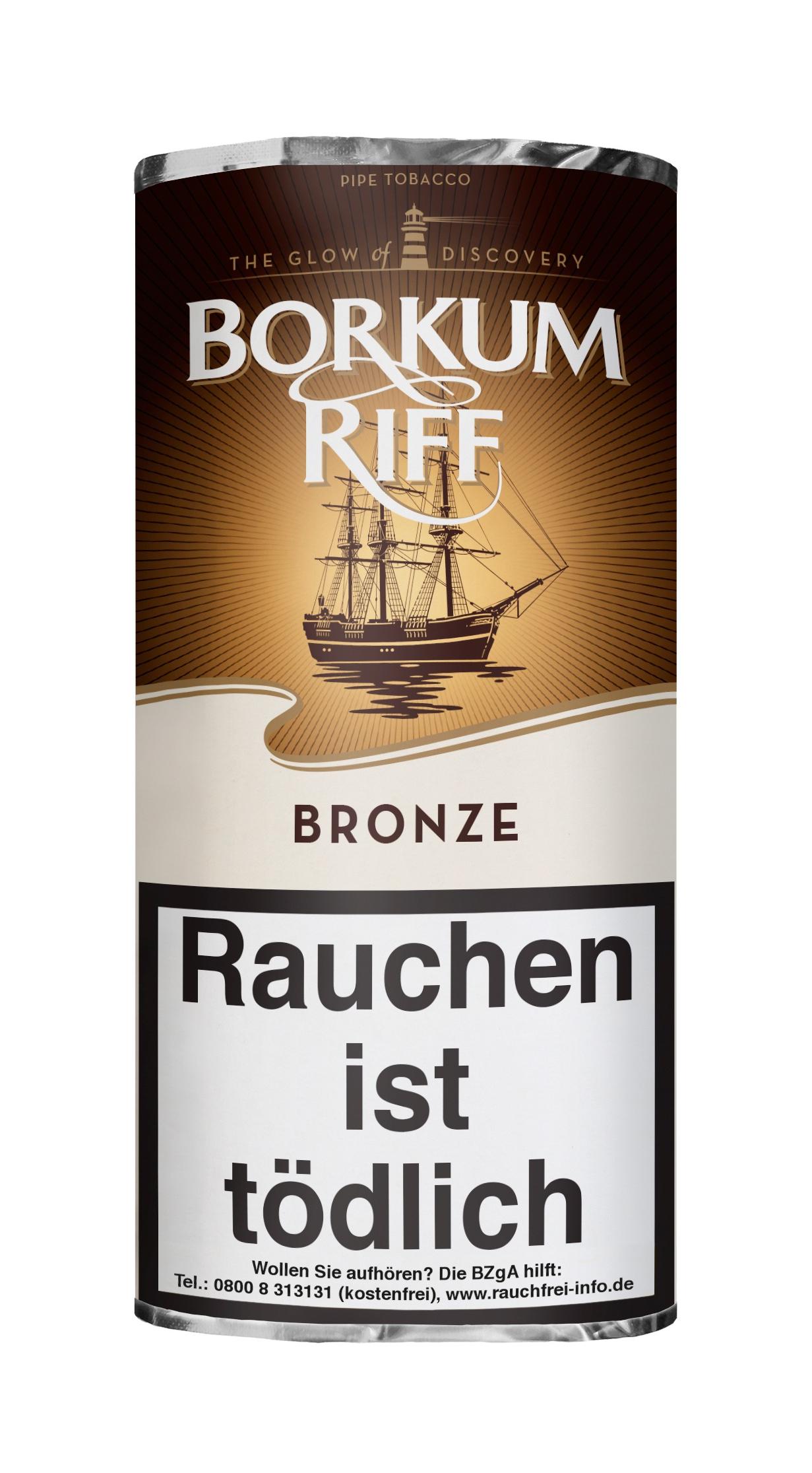 Borkum Riff Pfeifentabak Bronze 1 Packung 50 Gramm