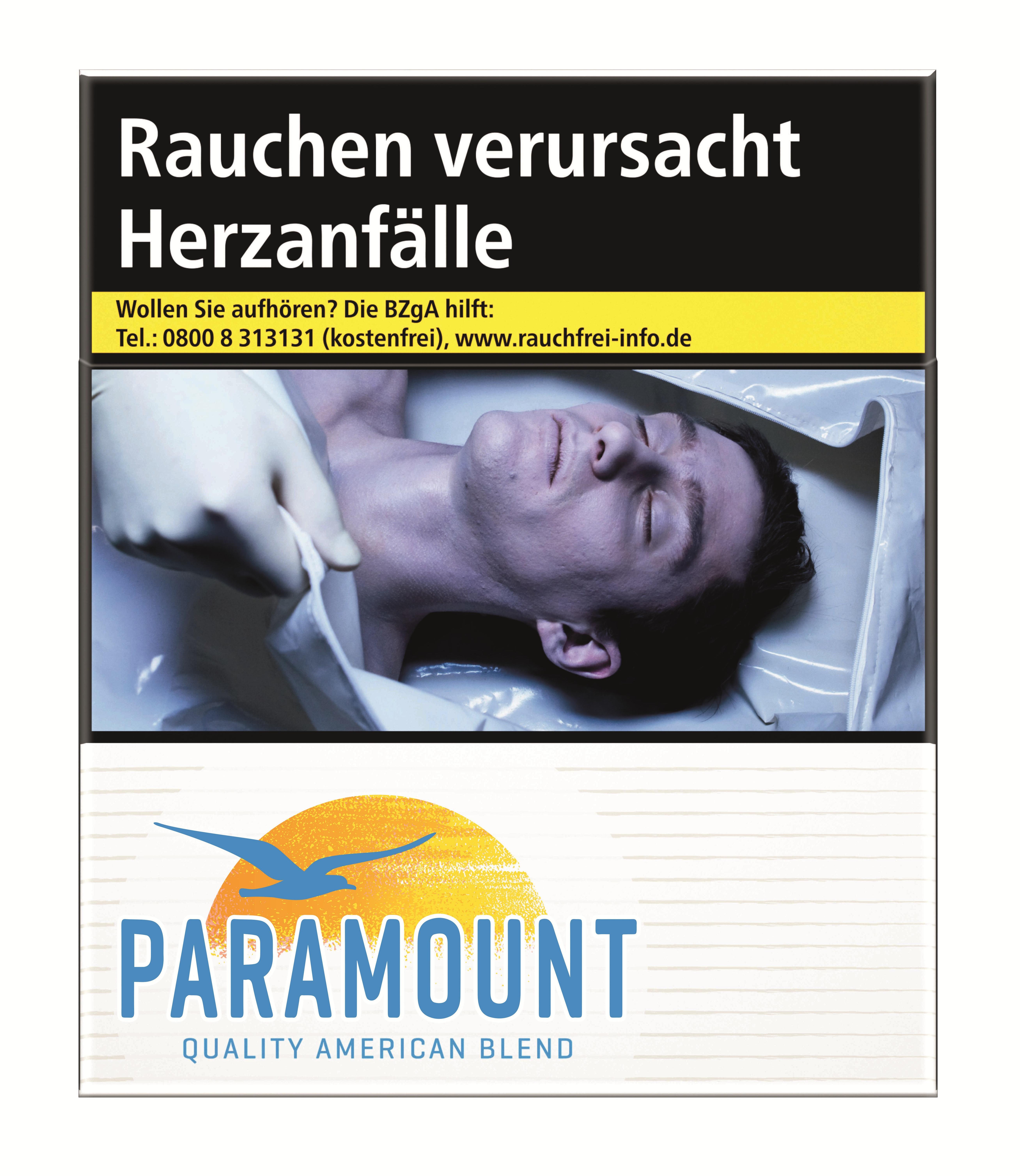 Stange Paramount Blue Zigaretten von Paramount mit 8 Packungen á 30 Stück.