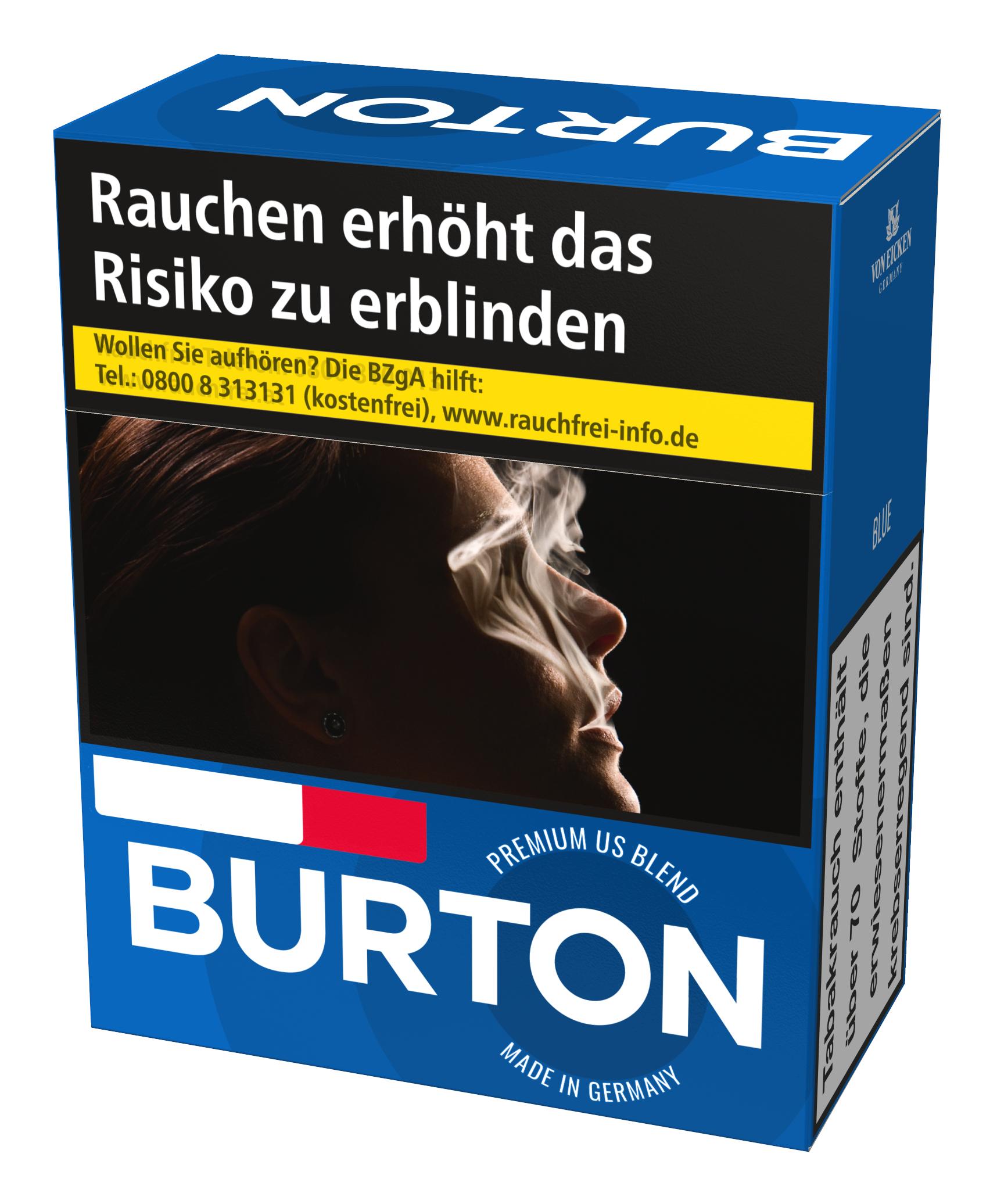 Burton Zigaretten Blau 3XL 1 Stange 4x40 Stück