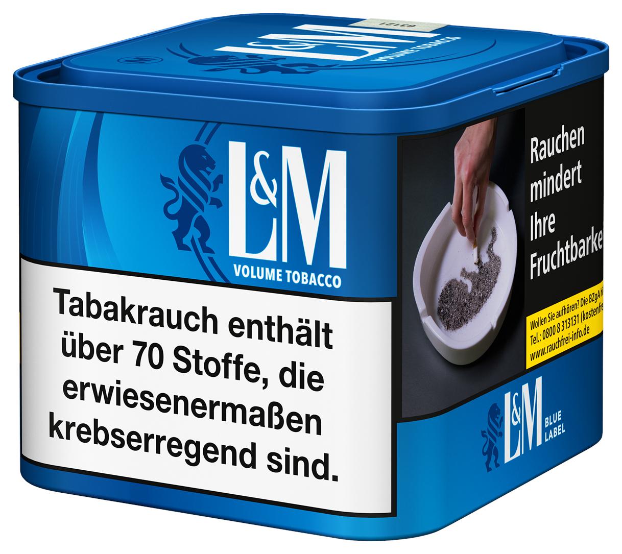L&M Blue Volumentabak M 1 Dose 41 Gramm