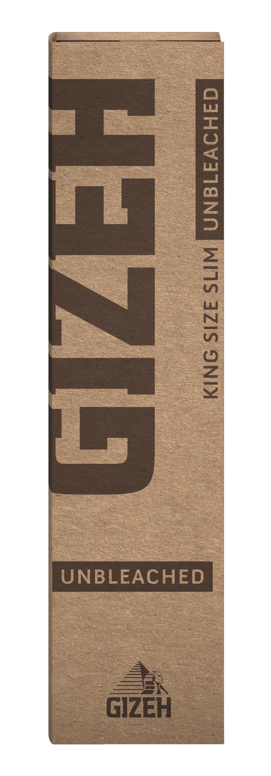 Gizeh Unbleached King Size Slim 50er 1 Packung 34 Stück