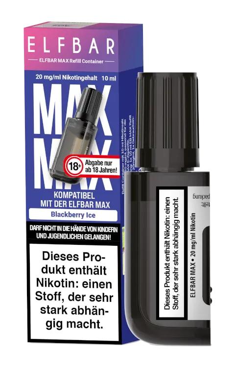 Elfbar Max Blackberry Ice 20mg 1 Packung 1 Stück