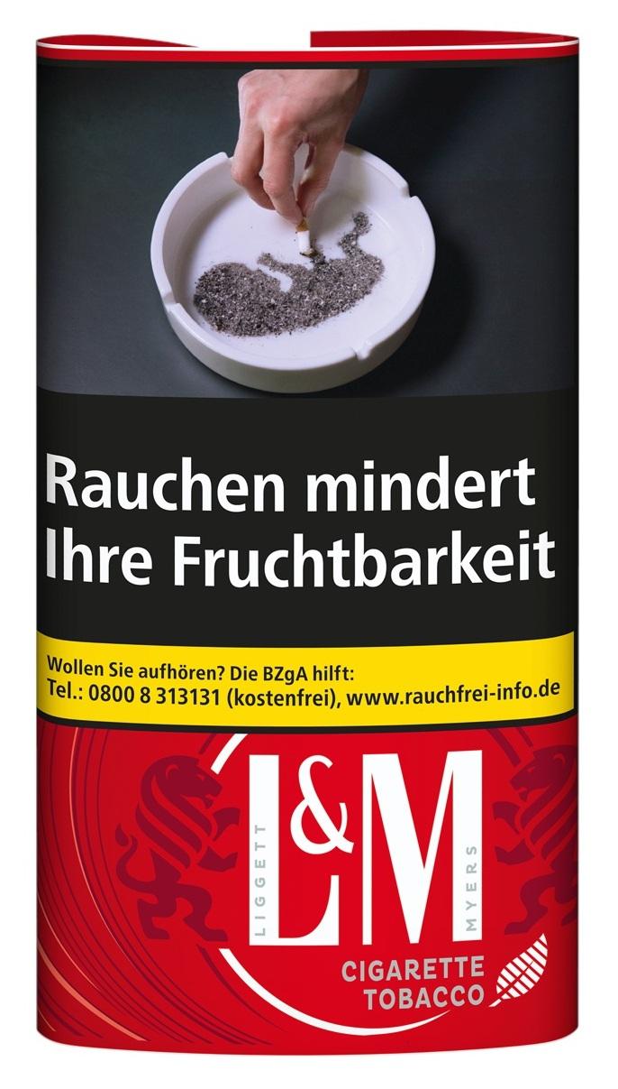 L&M Red Zigarettentabak 1 Gebinde 10x30 Gramm