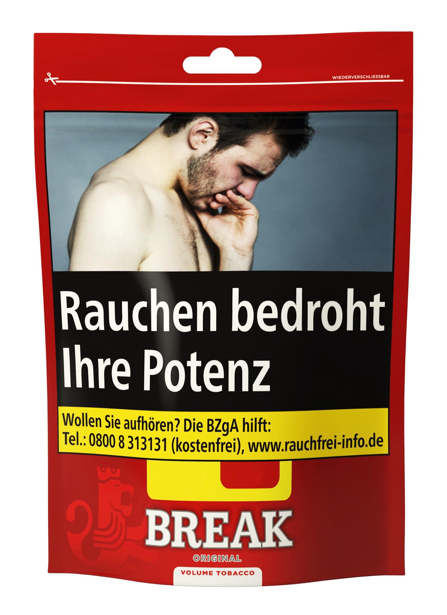 Break Original Volumentabak 1 Packung 115 Gramm