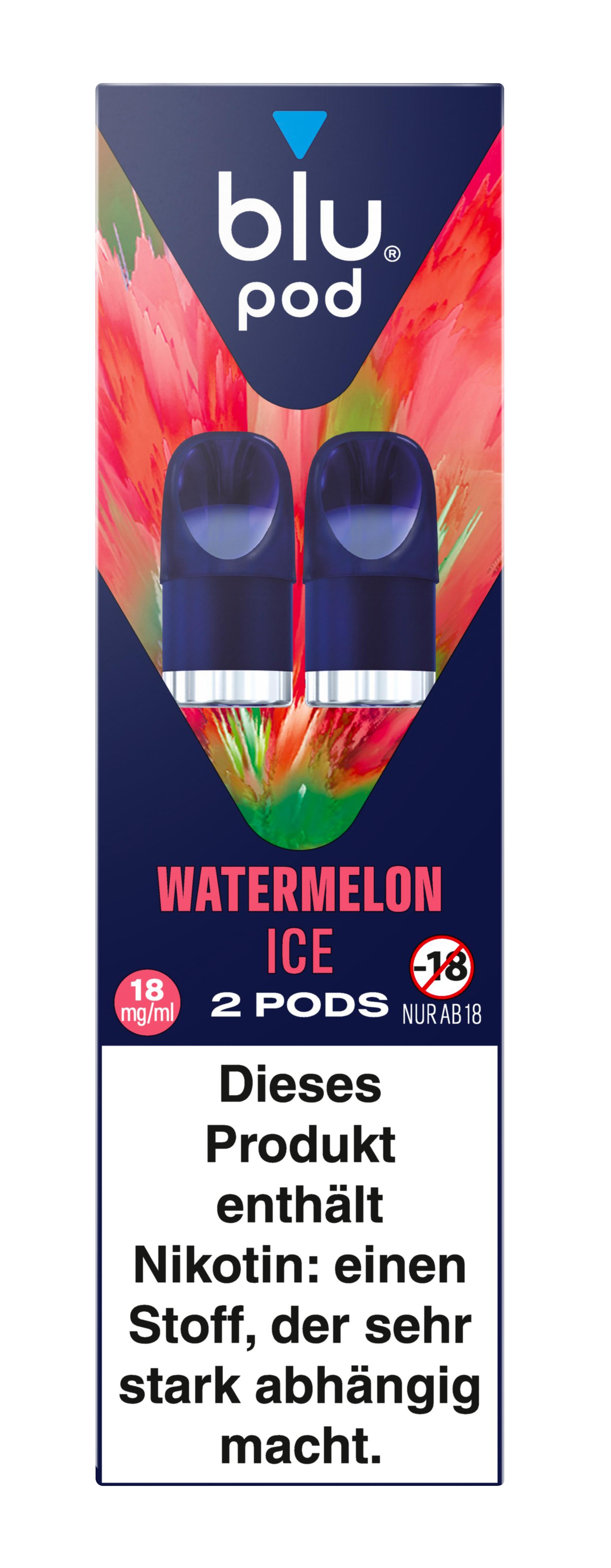blu Pod Watermelon Ice 18mg 1 Stück 2 Stück