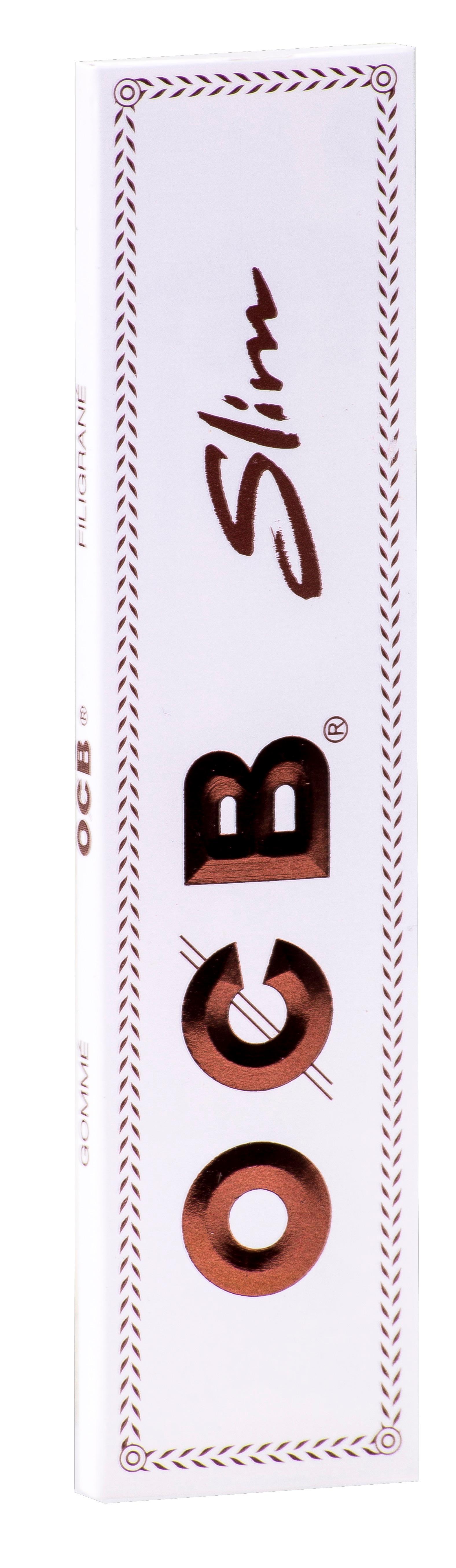 OCB Zigarettenpapier Weiß Long Slim 1 Packung 32 Stück