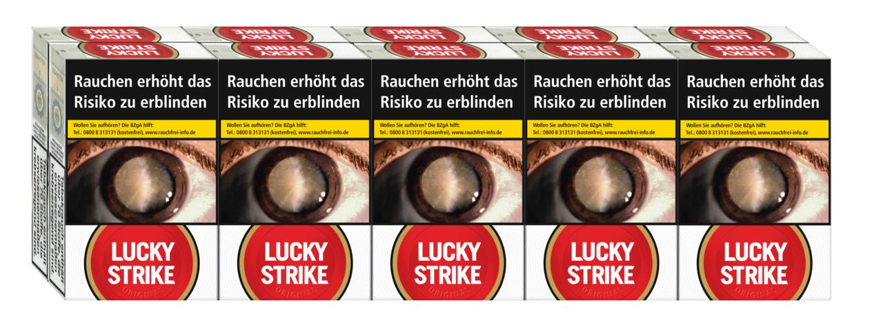 Lucky Strike Red Hartbox Zigaretten 1 Stange