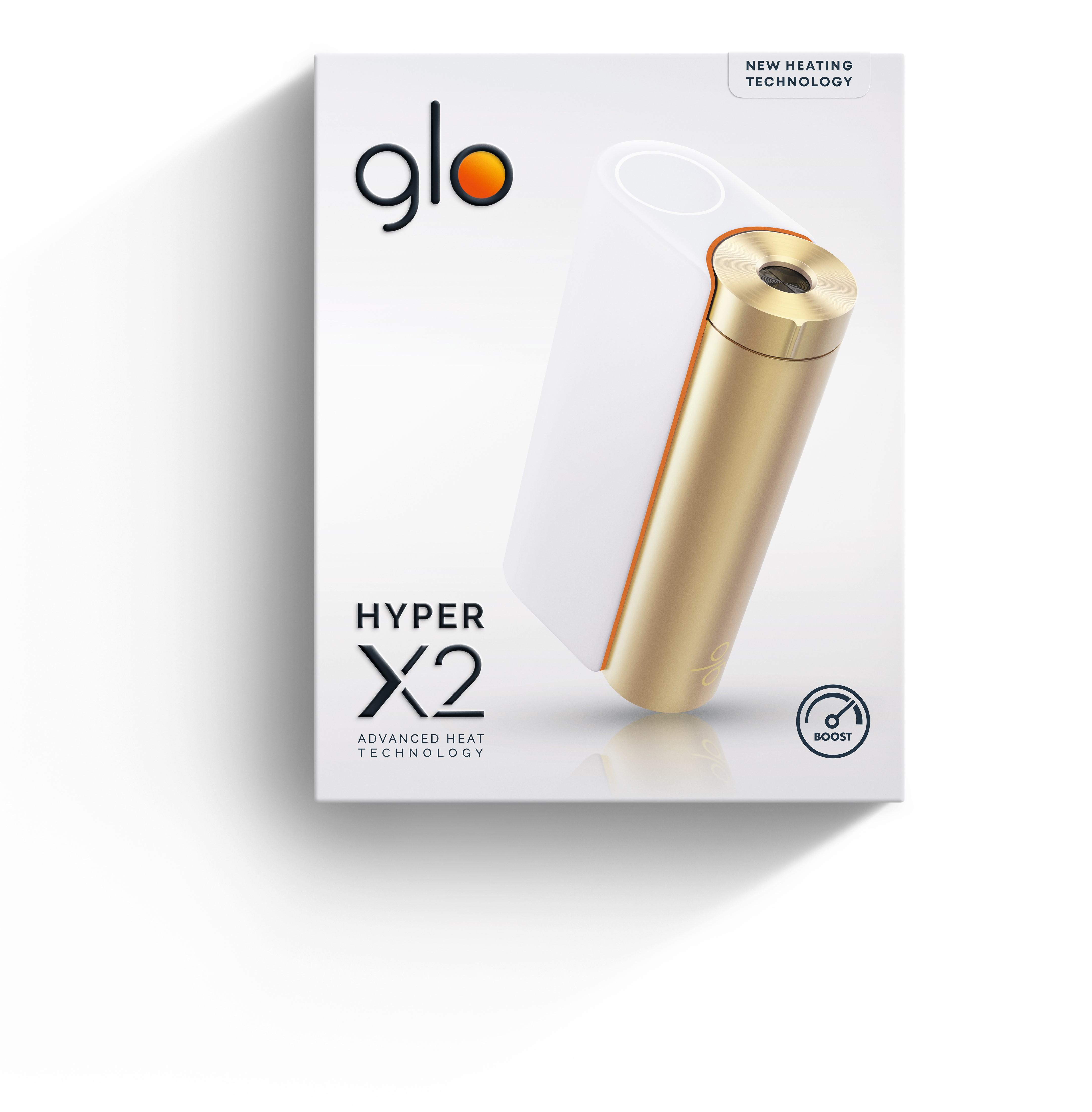 glo hyper X2 Device White/Gold 1 Packung