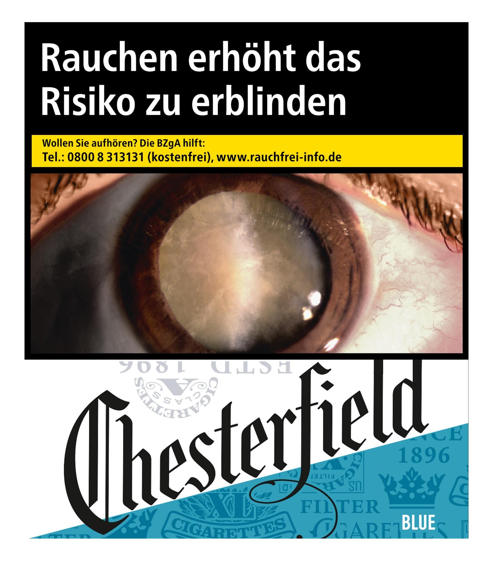 Chesterfield Blue 4XL Zigaretten 1 Packung 39 Stück