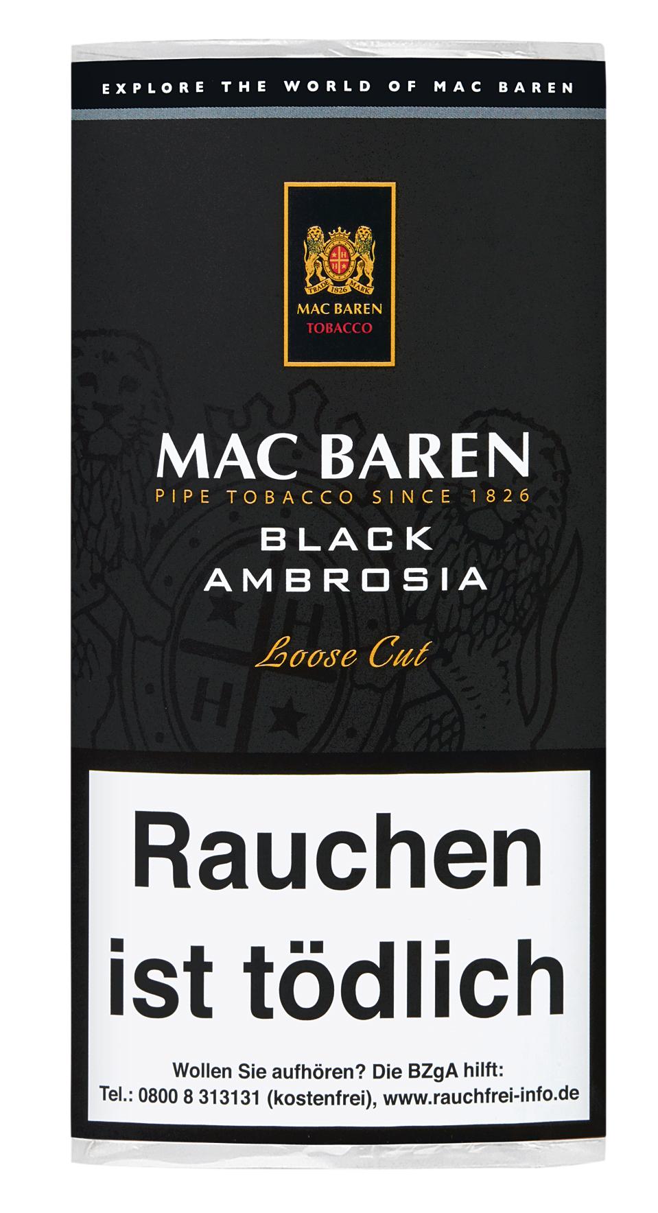 Mac Baren Pfeifentabak Black Ambrosia 1 Stange