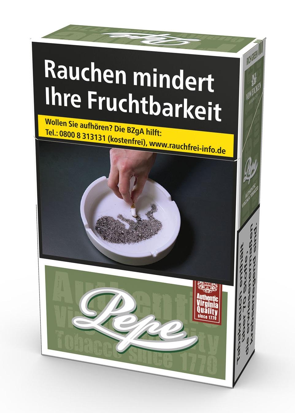 Pepe Zigaretten Rich Green 1 Packung 20 Stück