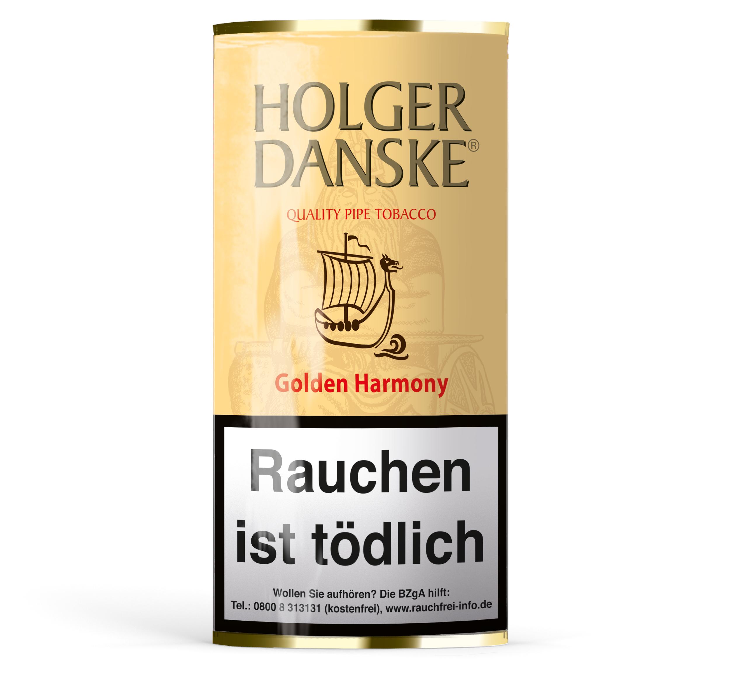 Holger Danske Pfeifentabak Golden Harmony 1 Packung