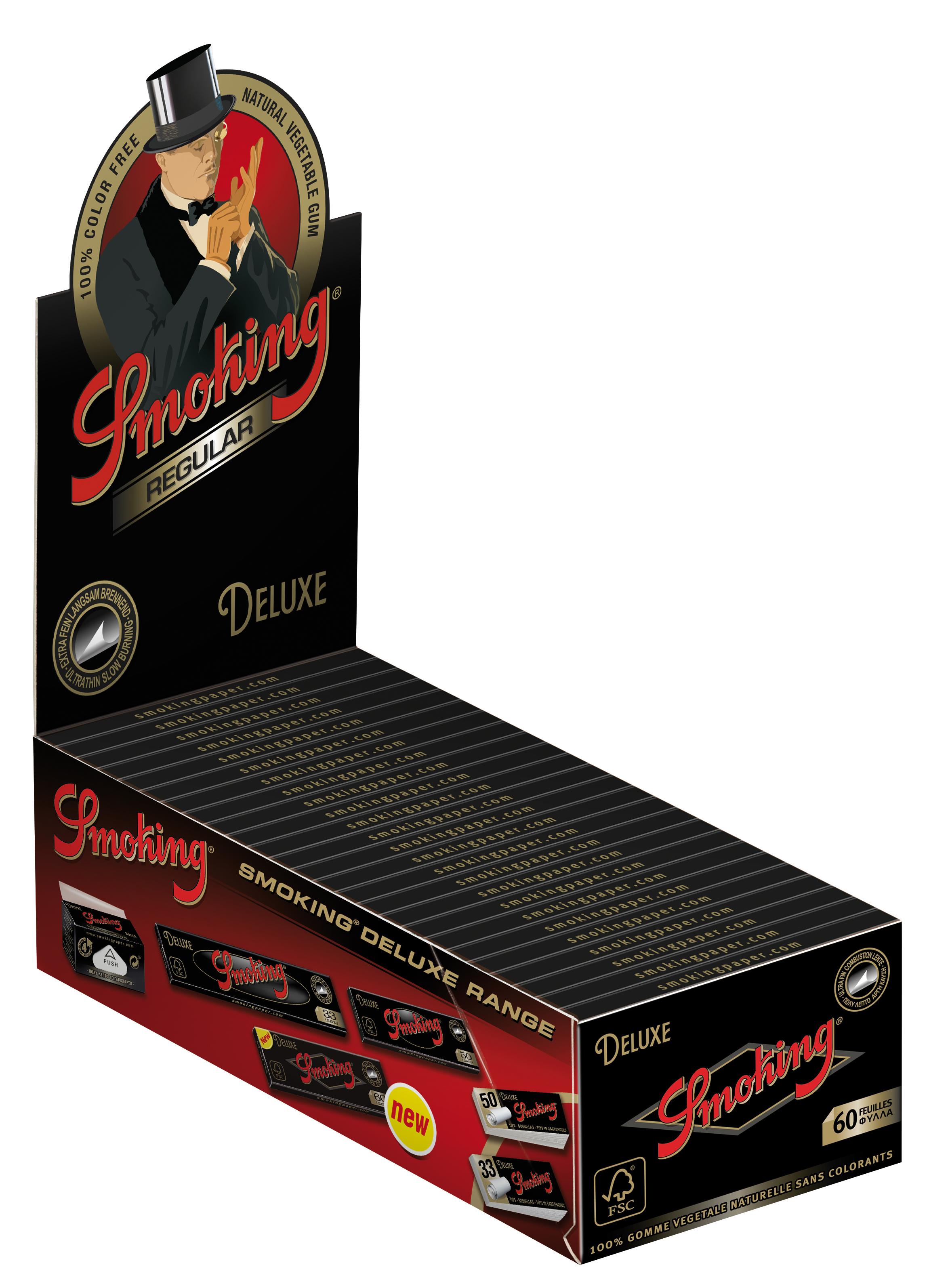Smoking Deluxe Zigarettenpapier Regular 1 Stange 50x60 Stück