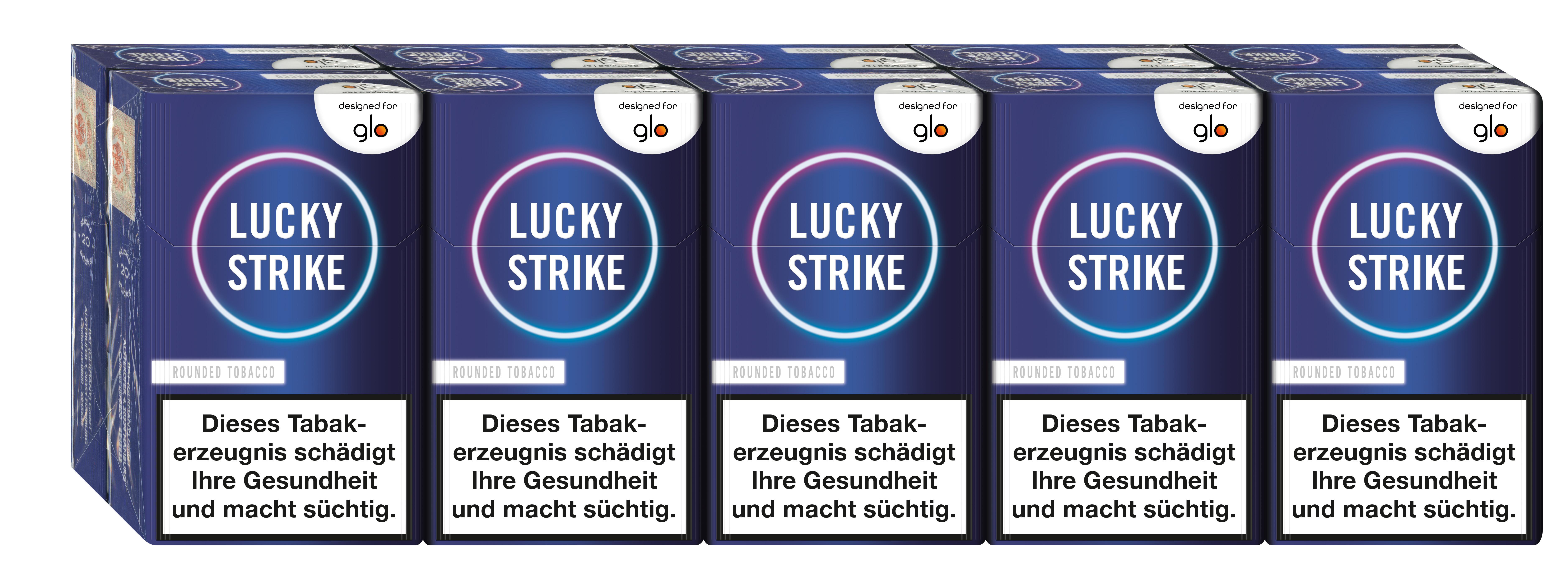 Lucky Strike for glo Rounded Tobacco 1 Stange