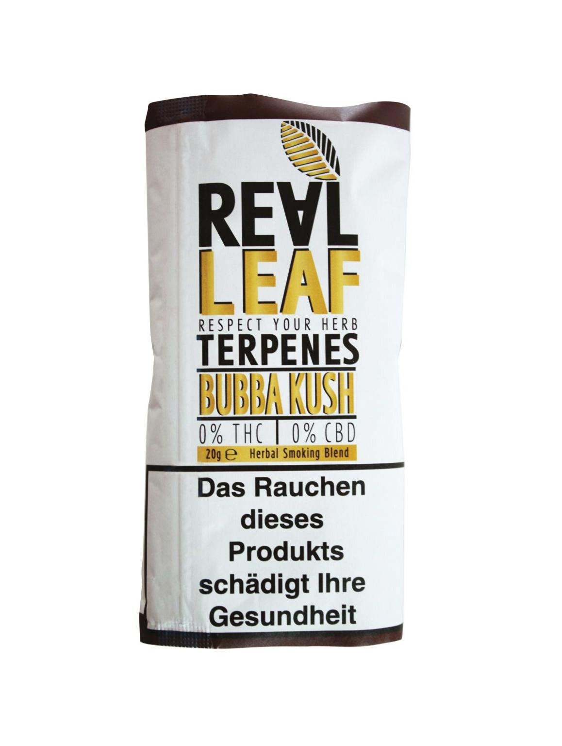 Real Leaf Tabakersatz Bubba Kush 1 Stange 5x20 Gramm