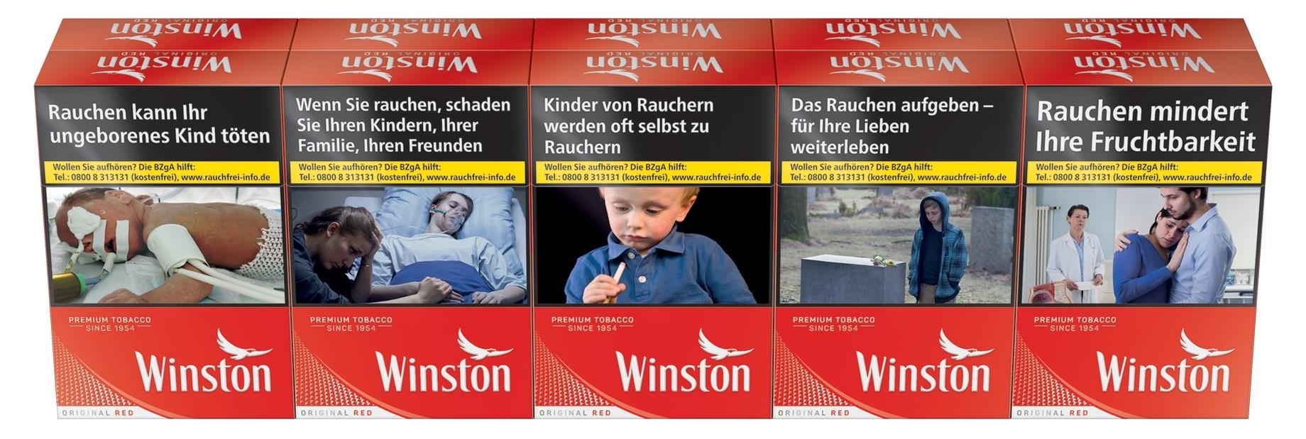 Winston Red Zigaretten L 1 Stange 10x20 Stück