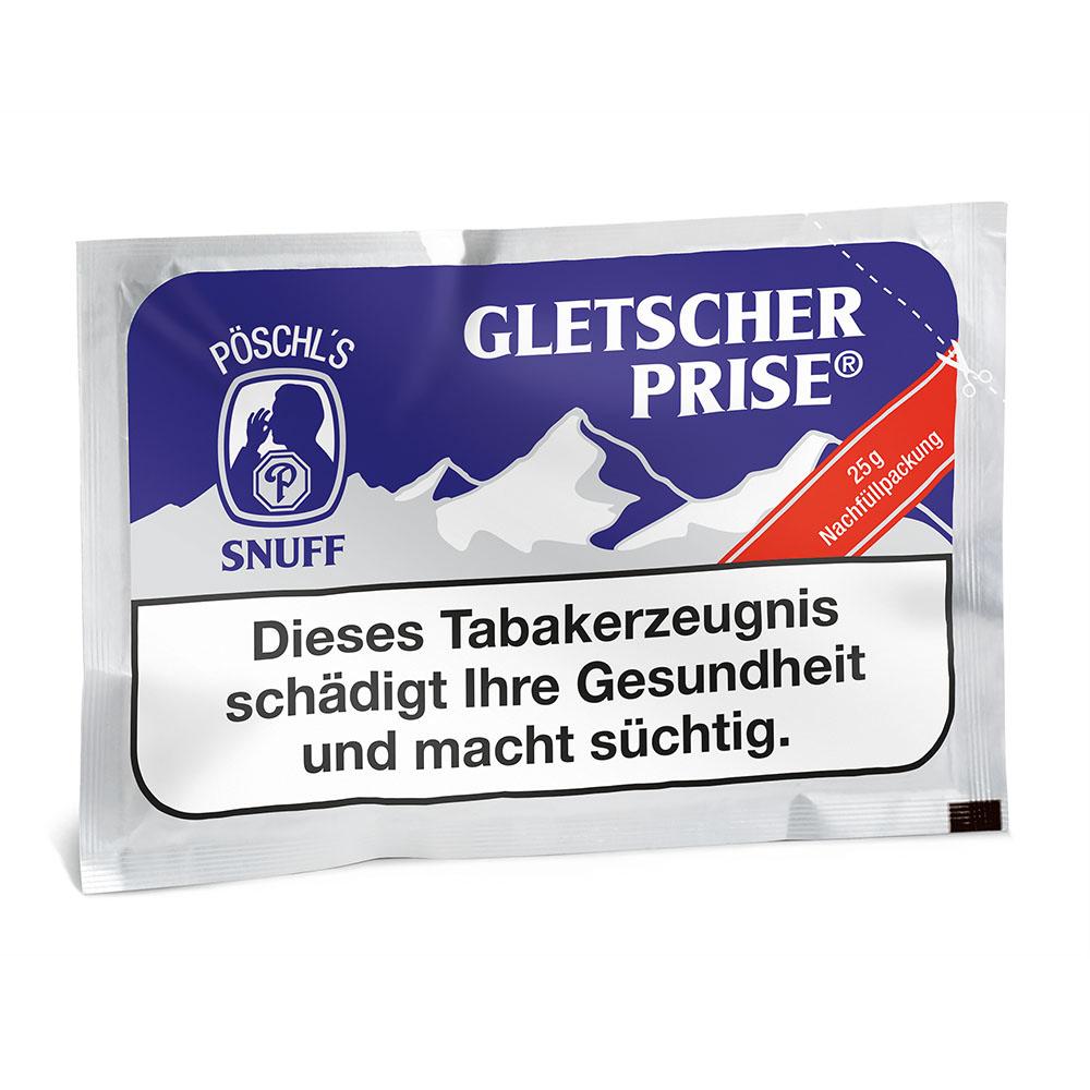 Pöschl´s Gletscherprise Schnupftabak  Nachfülltüte 1 Packung 25 Gramm