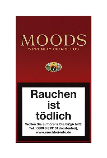 Dannemann Moods Zigarillos ohne Filter 1 Stange 10x5 Stück