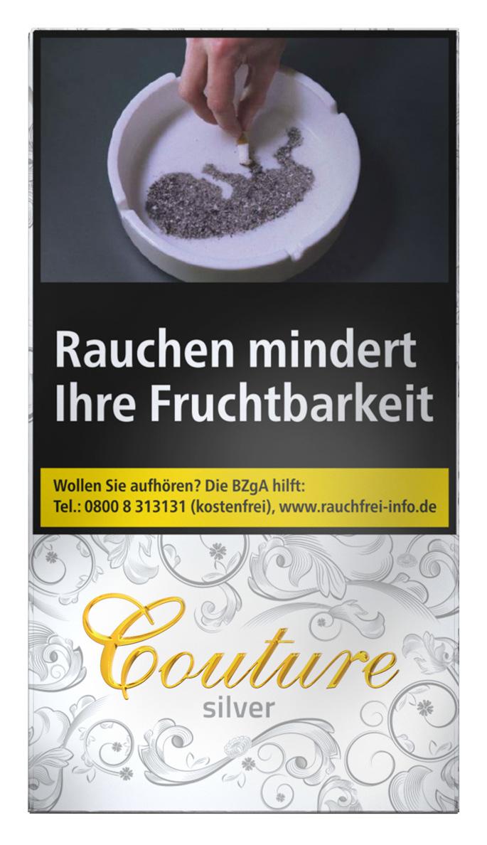 Couture Slim Silver Zigaretten 1 Packung 20 Stück