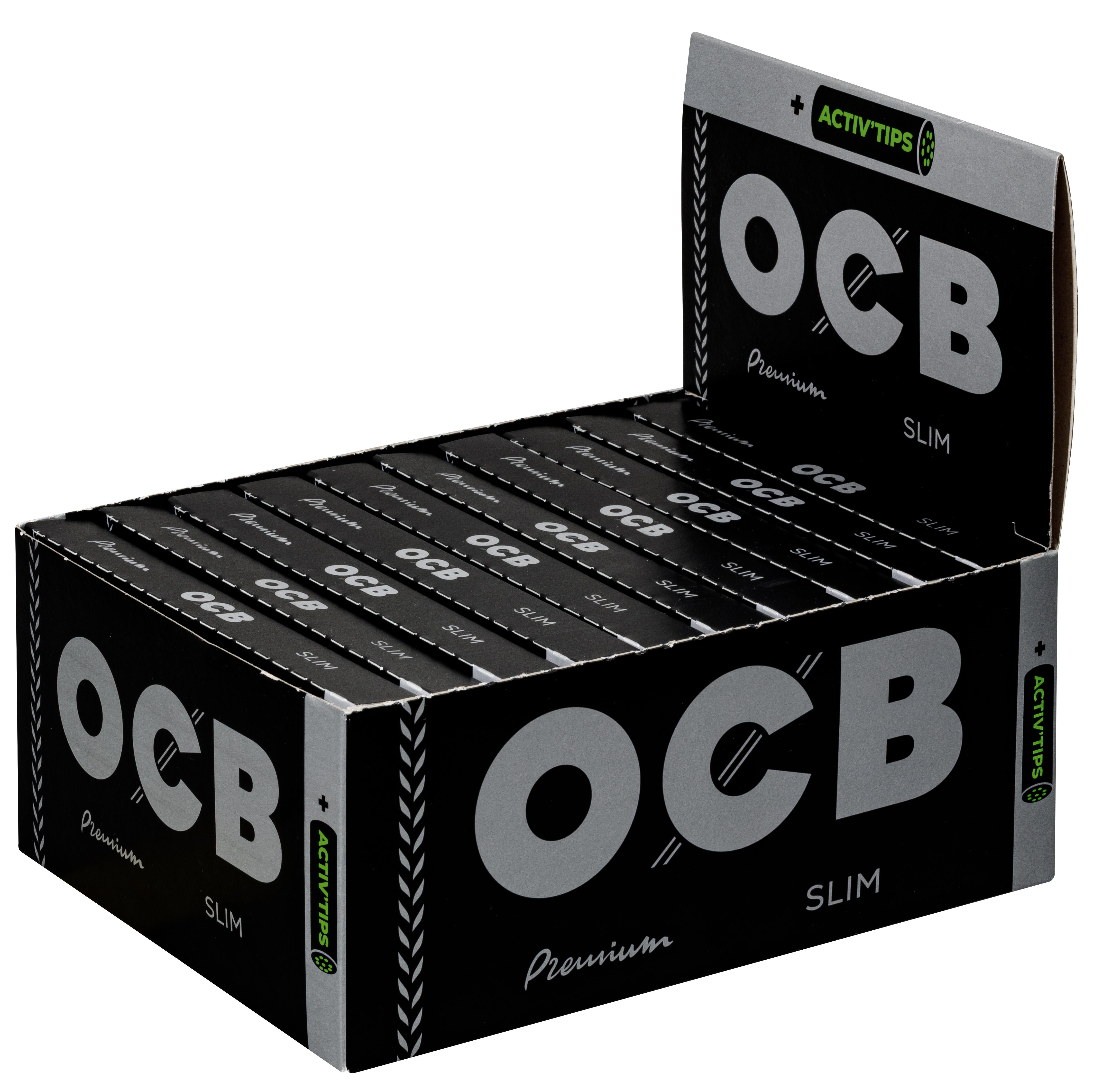 OCB Premium Slim+Activ Tips 1 Gebinde 20x32 Stück