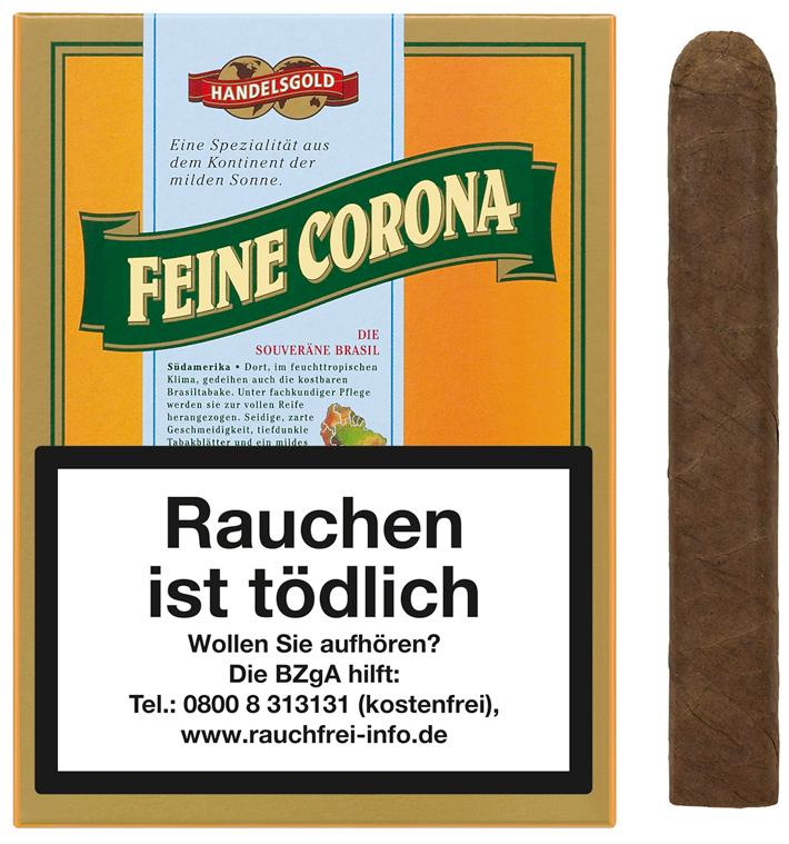 Handelsgold Feine Corona Zigarren 354 Brasil 1 Packung