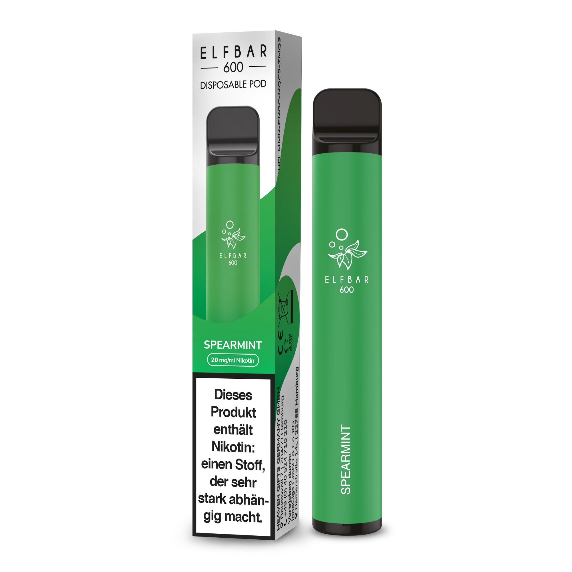 Elfbar 600 Spearmint 1 Packung